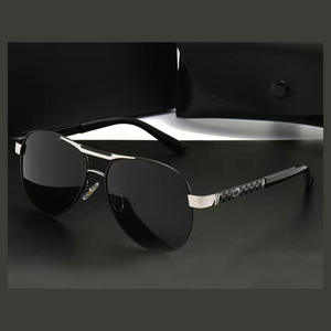 Photochromic Double Bridge Aviator Sunglasses