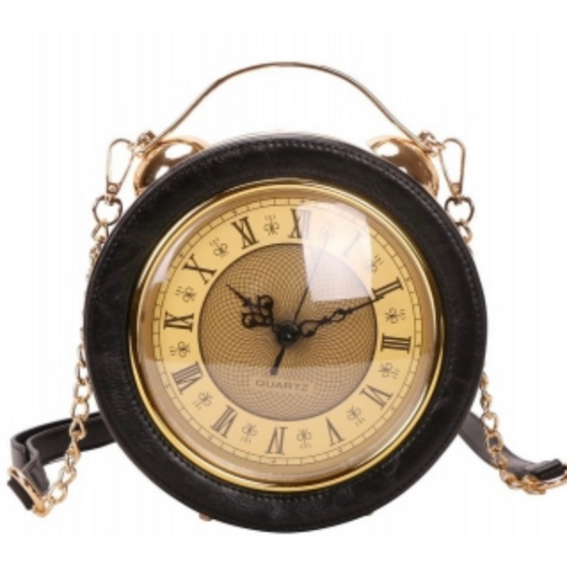 Vintage Clock Shaped Bag Clock Women's Bag, Clock Purse Shoulder Bag Real  Working Clock Handbag, Special Design, Purse Antique Shoulder Bag - Etsy