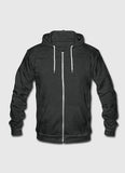 Footprints Fleece Zip Hoodie Jacket