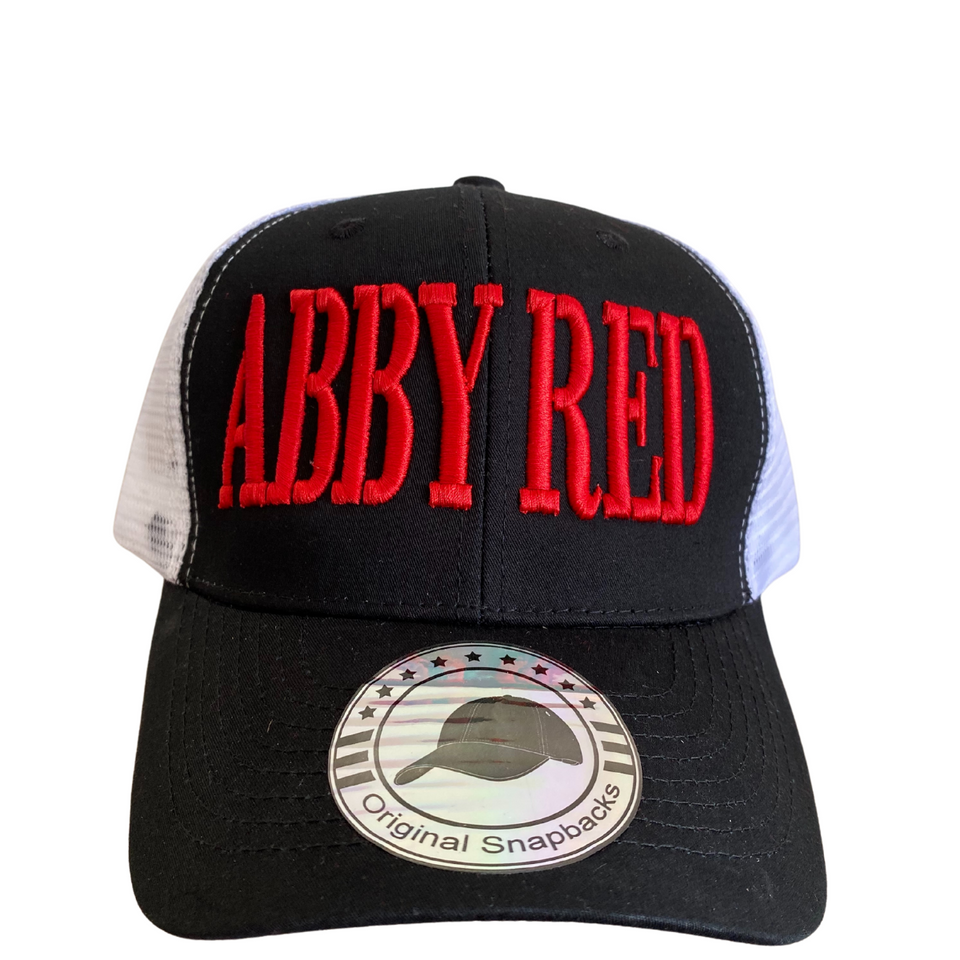 Signature Abby Red Trucker Hat