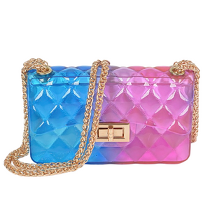 Translucent Jelly Clutch Handbags