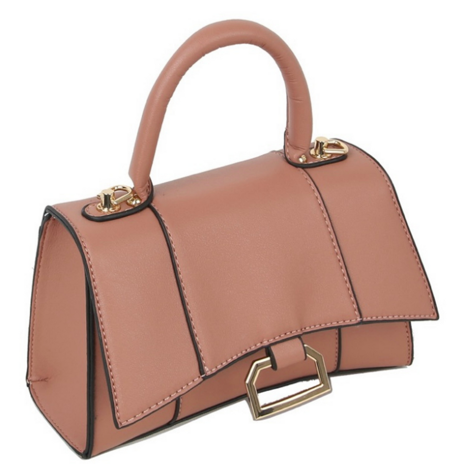 Leather Flap Over Crossbody Bag