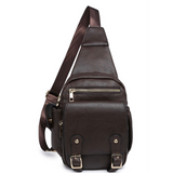 Unisex Buckle Flap Sling Backpack!