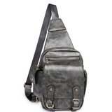 Unisex Buckle Flap Sling Backpack!