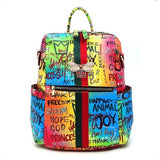 Queen Bee Graffiti Backpack