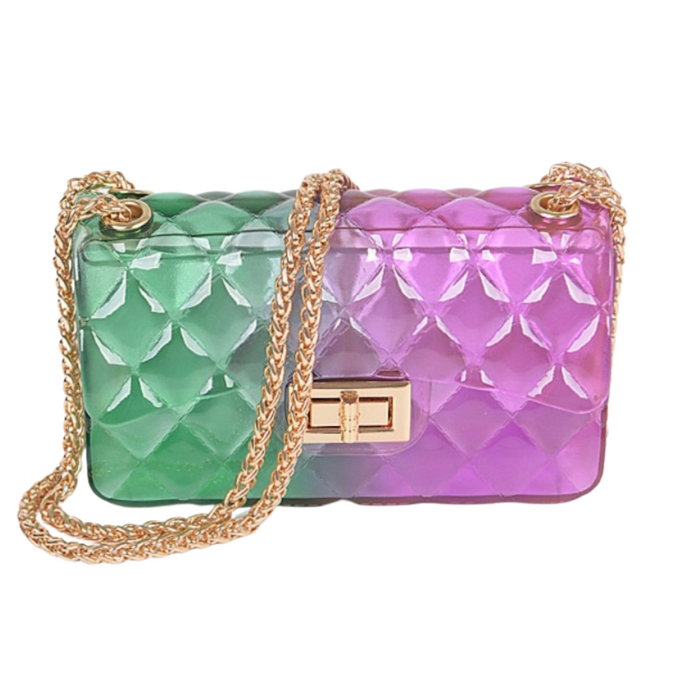 Translucent Jelly Clutch Handbags