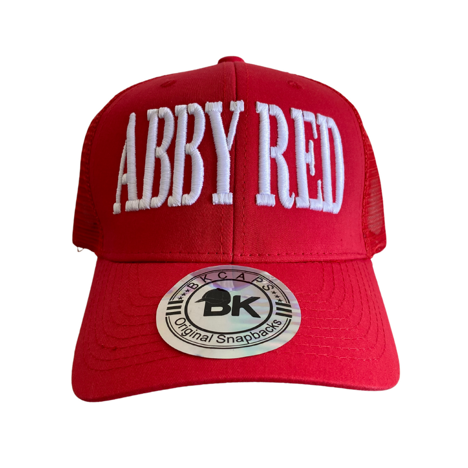 Signature Abby Red Trucker Hat