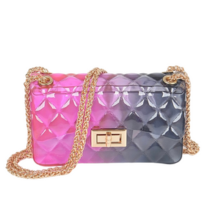 Translucent Jelly Clutch Handbags