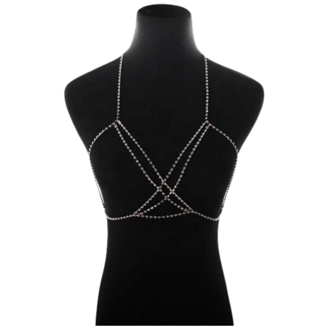 Rhinestone Body Chain Accessories in RHINESTONE - Get great deals