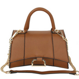 Leather Flap Over Crossbody Bag