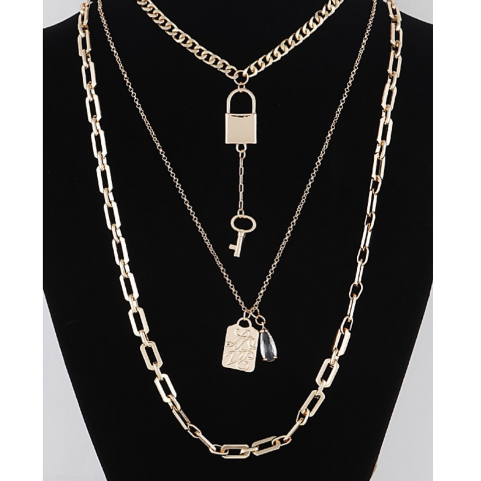 Lock N Keys Necklace