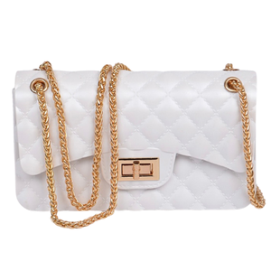 Quilted Style Jelly Clutch Handbags