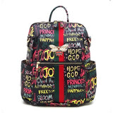 Queen Bee Graffiti Backpack