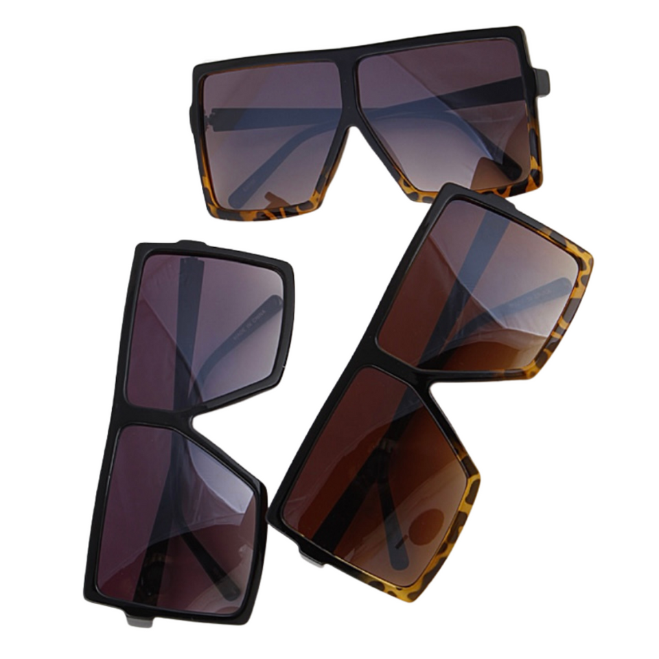 Classic Lightweight Square Frame Sunglasses