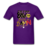 I'm Too Old to Give a Damn T-Shirt - purple