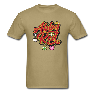 Abby Red Classic T-Shirt - khaki