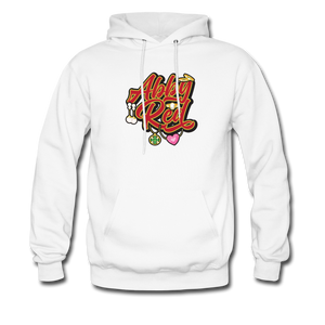 Abby Red Hoodie - white