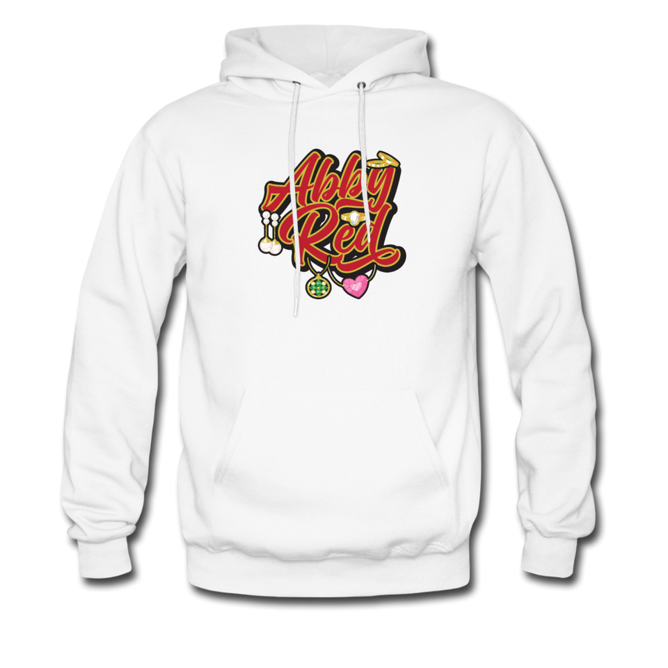 Abby Red Hoodie - white