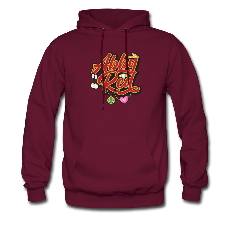 Abby Red Hoodie - burgundy