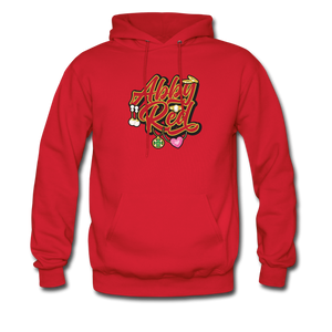 Abby Red Hoodie - red