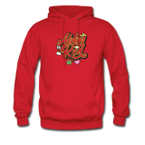 Abby Red Hoodie - red