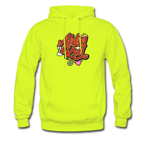 Abby Red Hoodie - safety green