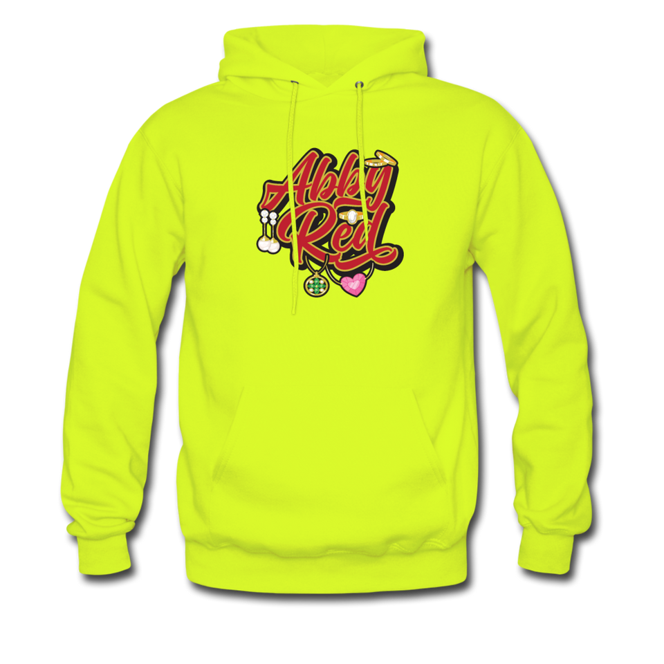 Abby Red Hoodie - safety green