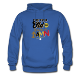 I'm Too Old to Give a Damn Hoodie - royal blue