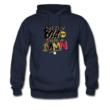 I'm Too Old to Give a Damn Hoodie - navy