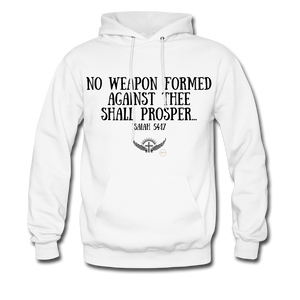 No Weapon Verse Hoodie - white