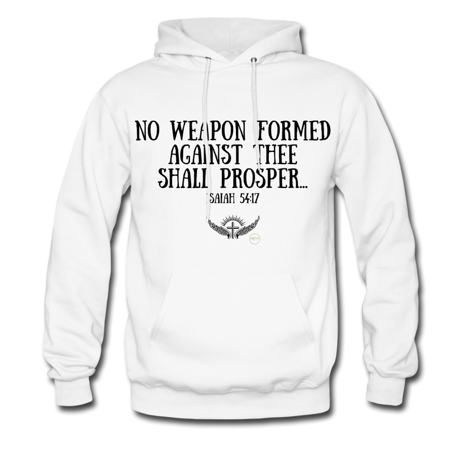 No Weapon Verse Hoodie - white