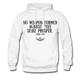 No Weapon Verse Hoodie - white