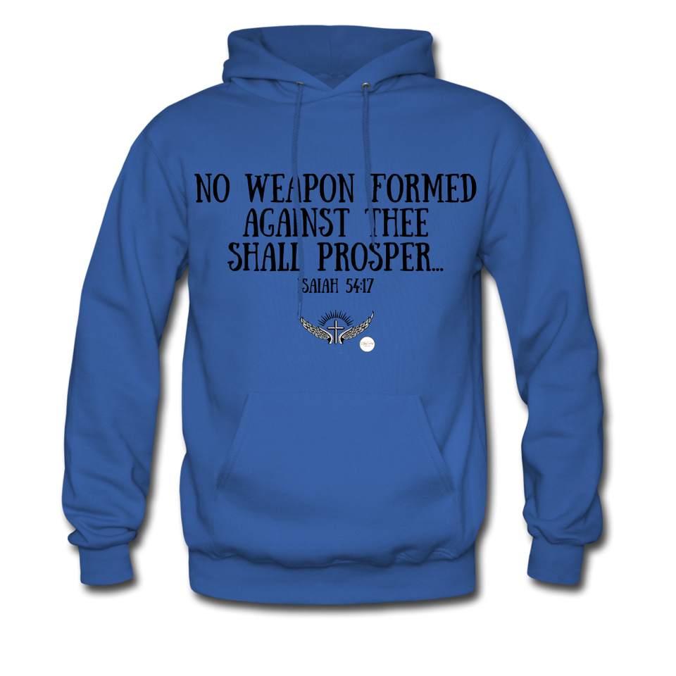 No Weapon Verse Hoodie - royal blue