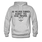 No Weapon Verse Hoodie - heather gray