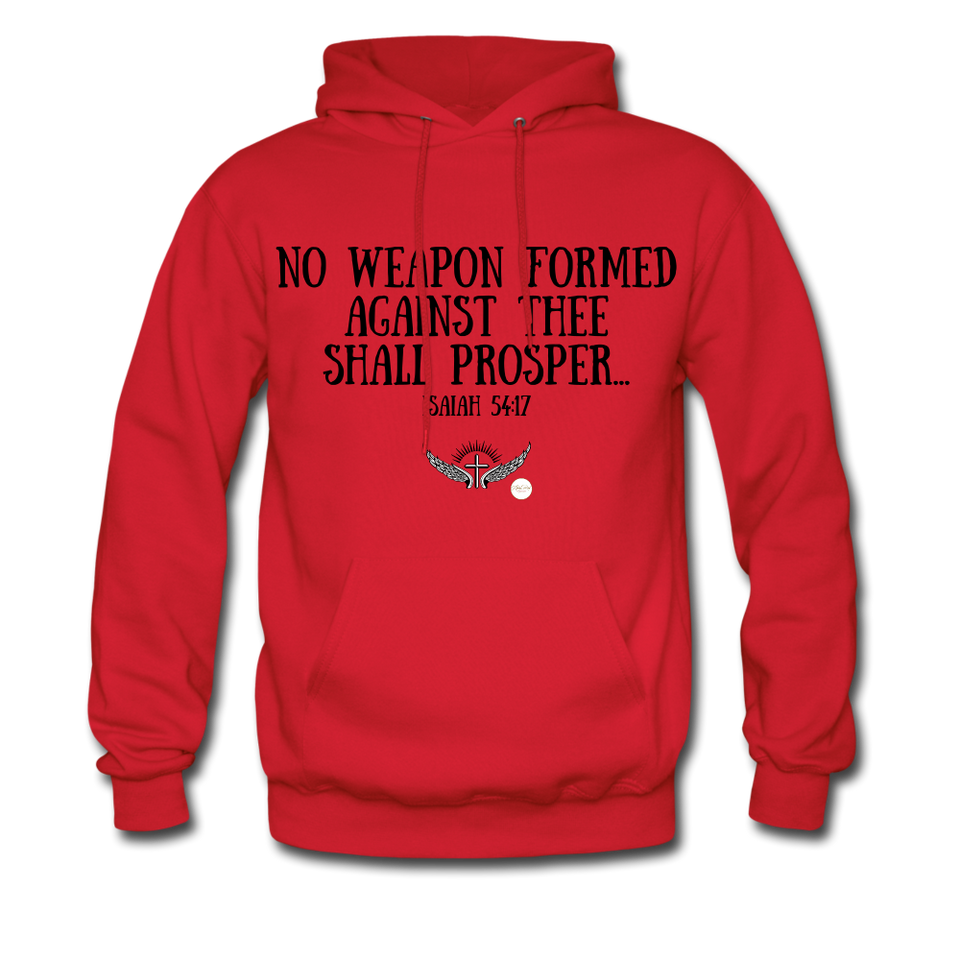 No Weapon Verse Hoodie - red