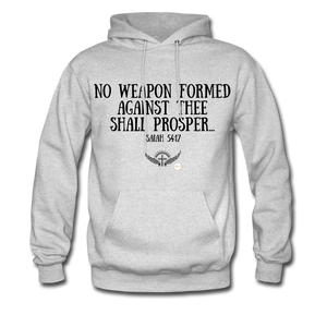 No Weapon Verse Hoodie - ash 