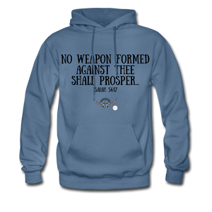 No Weapon Verse Hoodie - denim blue