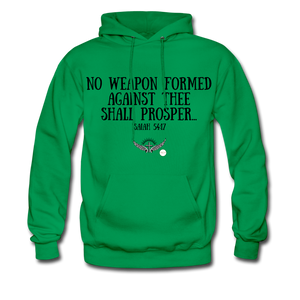 No Weapon Verse Hoodie - kelly green