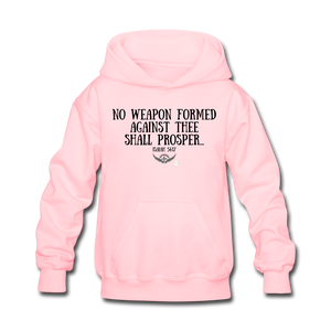 Kids No Weapon Verse Hoodie - pink