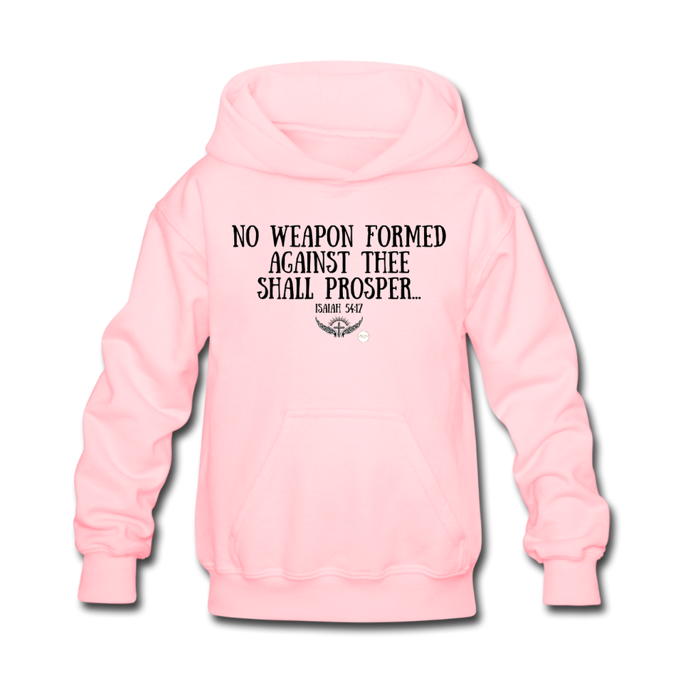 Kids No Weapon Verse Hoodie - pink