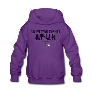 Kids No Weapon Verse Hoodie - purple