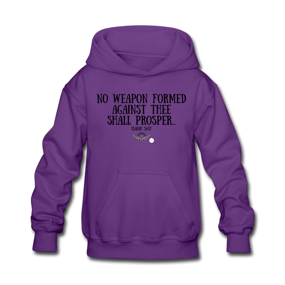 Kids No Weapon Verse Hoodie - purple