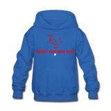 Kids Inner Beast Red Letter Hoodie - royal blue