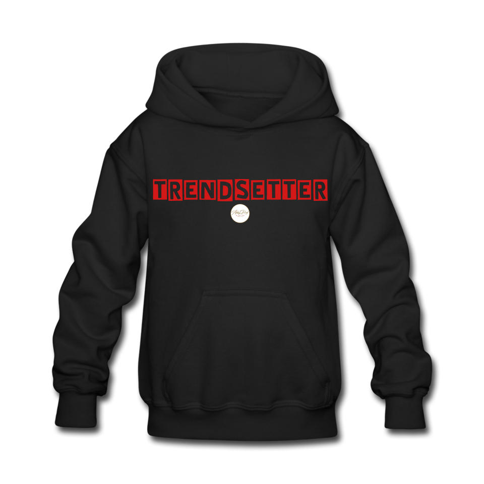 Kids Red Trendsetter Hoodie - black