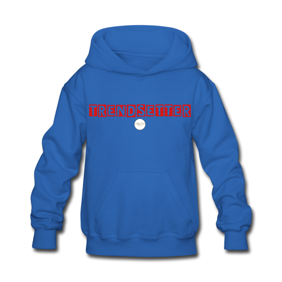 Kids Red Trendsetter Hoodie - royal blue