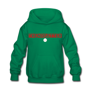 Kids Red Trendsetter Hoodie - kelly green