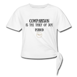 Comparison Knotted T-Shirt - white