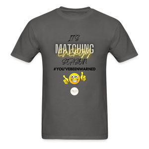 Matching Energy Season T-Shirt - charcoal