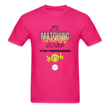 Matching Energy Season T-Shirt - fuchsia