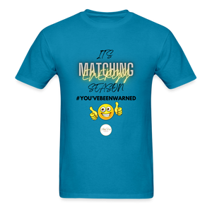 Matching Energy Season T-Shirt - turquoise